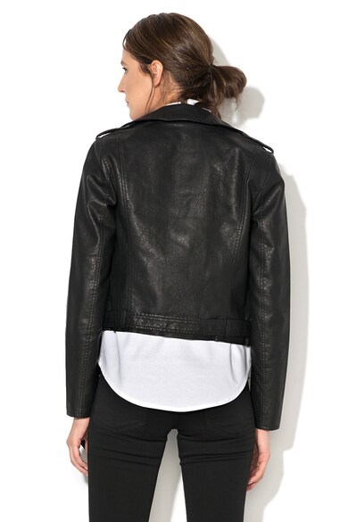 Vero Moda Jacheta biker crop de piele sintetica Sammi Femei