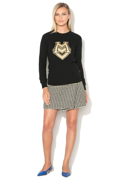 Love Moschino Pulover tricotat fin cu model logo Femei