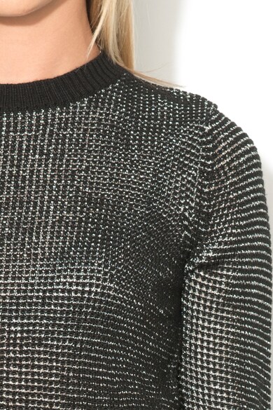 Love Moschino Пуловер с фина плетка и метални елементи Жени