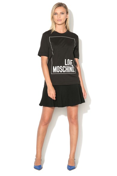 Love Moschino Tricou din amestec de modal cu imprimeu logo Femei