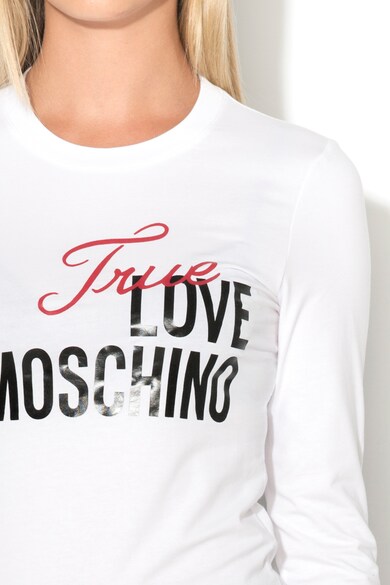 Love Moschino Bluza cu imprimeu text Femei