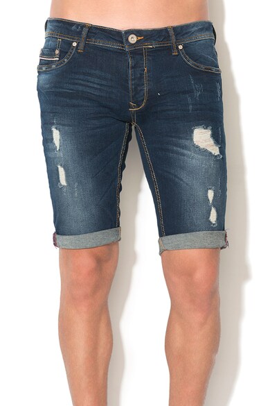 Alcott Bermude regular fit din denim cu aspect deteriorat Barbati