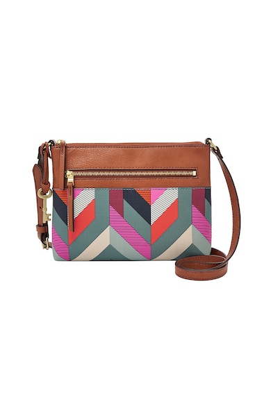 Fossil Geanta crossbody cu imprimeu geometric Fiona Femei