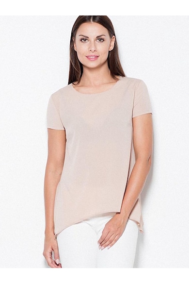 Bluza dama - simpla - bej - material usor