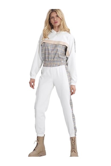 Pantaloni dama - Bej - Poliester/Elastan -