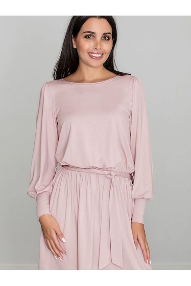 Rochie roz - casual - viscoza -