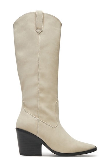 Cizme dama - 84438 - Piele ecologica - Ecru