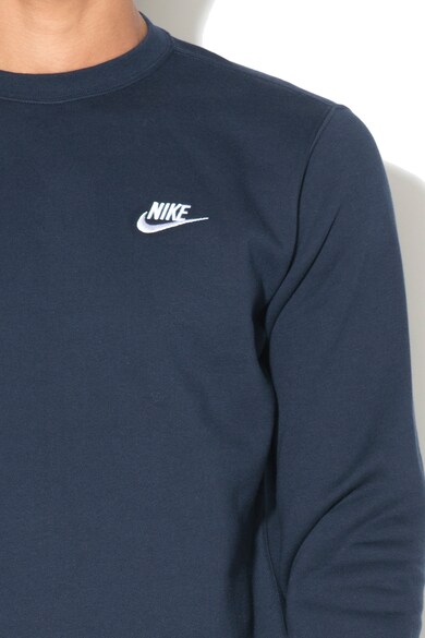 Nike Kerek Nyakú Pulóver, Sötétkék, L férfi