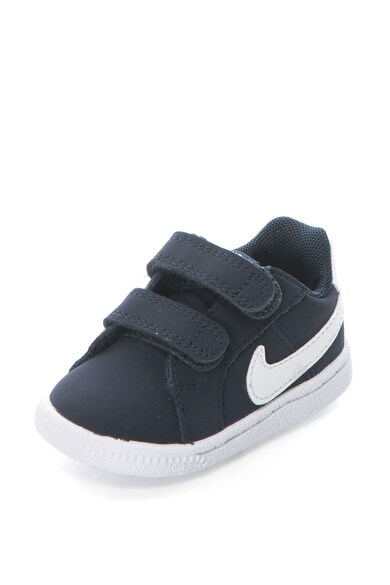 Nike Pantofi sport de piele cu logo Court Royale Baieti