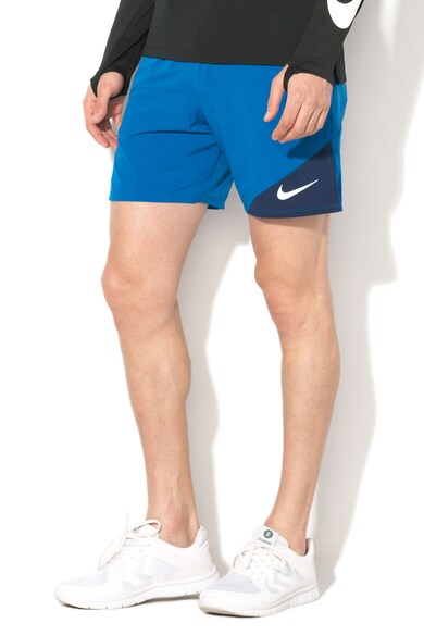 Nike Pantaloni scurti cu aspect de plasa, pentru alergare Barbati