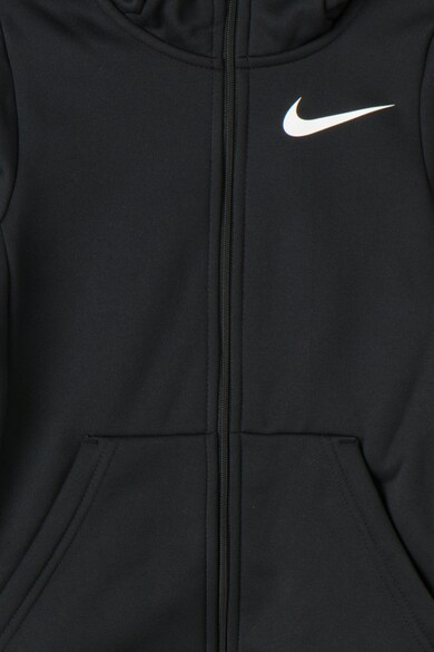 Nike Bluza sport cu imprimeu logo, pentru fitness, Therma Fete