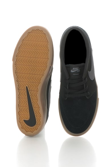 Nike Pantofi sport cu insertii de piele intoarsa SB Portmore II Solar Barbati