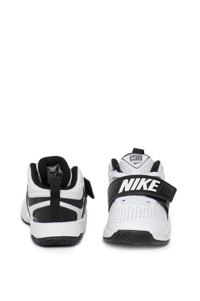 Nike Pantofi sport cu garnituri de piele, pentru baschet Team Hustle D 8 Fete