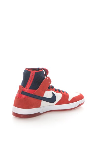 Nike Pantofi pentru skateboard cu garnituri de piele intoarsa si material textil SB Zoom Dunk High Elite Barbati