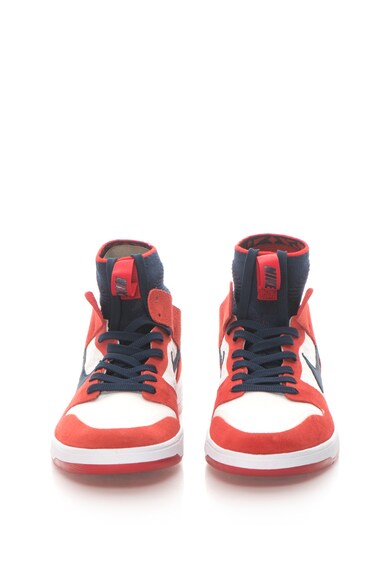 Nike Pantofi pentru skateboard cu garnituri de piele intoarsa si material textil SB Zoom Dunk High Elite Barbati