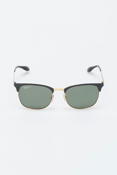 Ray-Ban Ochelari de soare clubmaster negru cu auriu, unisex Femei