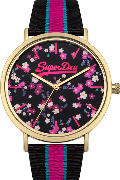 SUPERDRY Ceas cu imprimeu floral pe cadran Oxford Femei