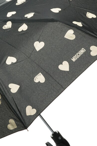 Moschino Teleszkópos esernyő szíves mintával női