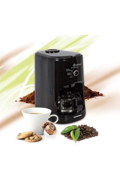 Heinner Cafetiera  , 900 W, Rasnita incorporata, 0.6 L, Negru Femei