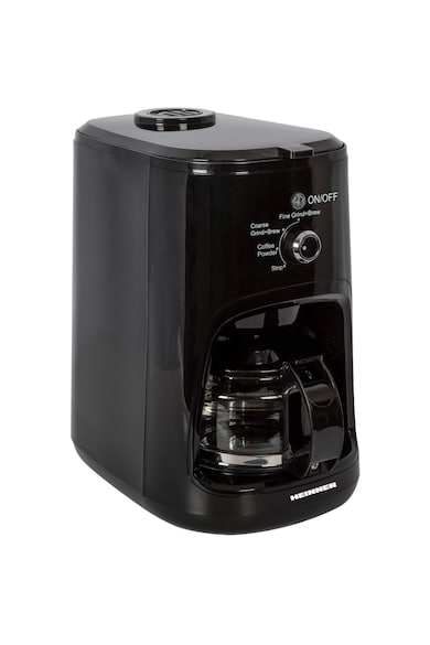 Heinner Cafetiera  , 900 W, Rasnita incorporata, 0.6 L, Negru Femei