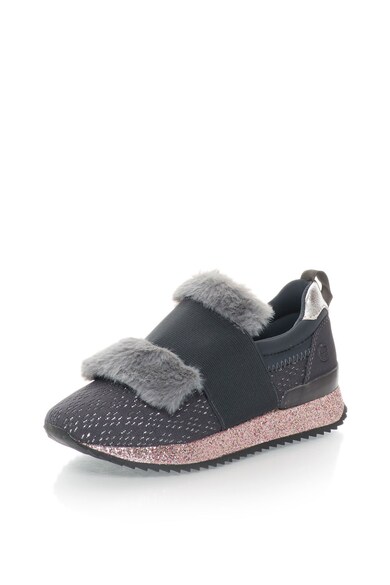 Gioseppo Pantofi sport slip-on cu insertie din material teddy Fete