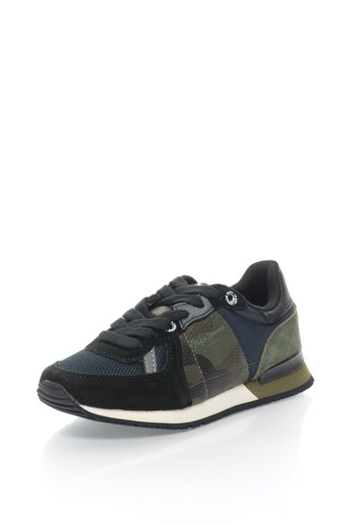 Pepe Jeans London Pantofi sport cu imprimeu camuflaj Sydney Fete