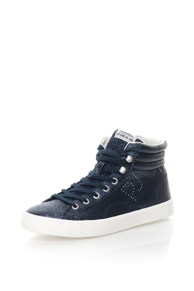 Pepe Jeans London Pantofi sport mid-high stralucitori Clinton Femei