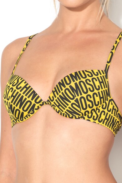 Moschino Sutien push-up cu imprimeu text Femei