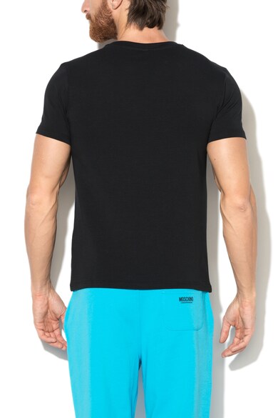Moschino Tricou de plaja cu imprimeu grafic Barbati