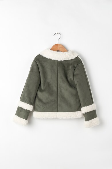 United Colors of Benetton Jacheta de piele shearling sintetica Fete