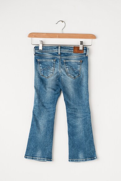 Pepe Jeans London Blugi slim fit cu aspect decolorat Bellay Fete