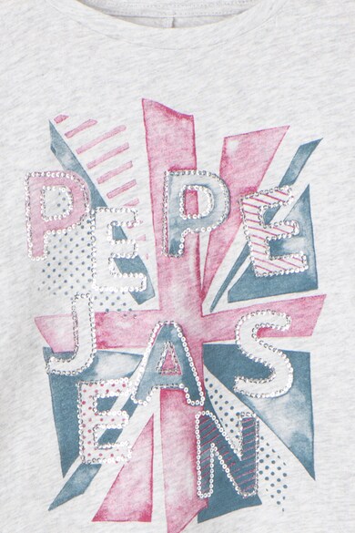 Pepe Jeans London Bluza cu steagul UK imprimat Cecilia Fete