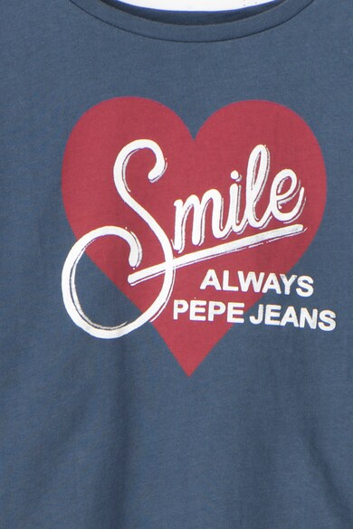 Pepe Jeans London Блуза с текстова щампа Момичета