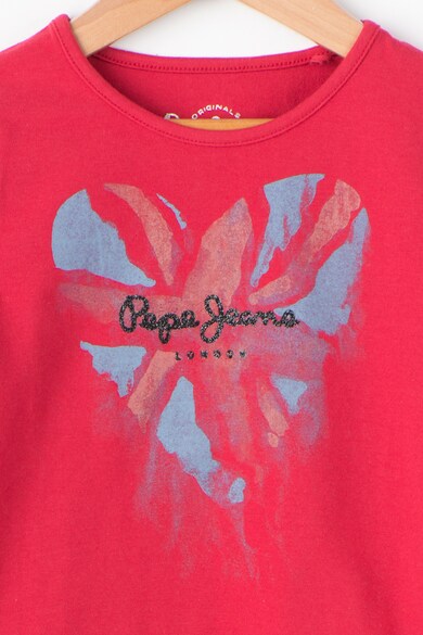 Pepe Jeans London Bluza cu imprimeu grafic Christy Fete