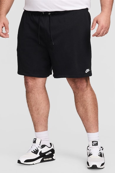 Bermude cu snur si buzunare - Negru