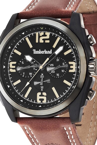Timberland Мултифункционален часовник Brattleboro с кожена каишка Мъже