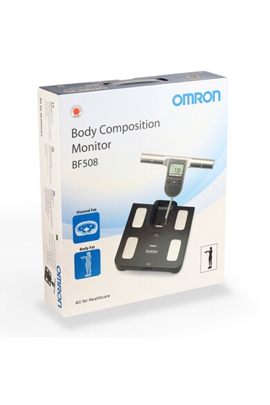 Omron Cantar compozitie corporala  BF-508, 4 utilizatori, 6 functii, 150kg, Negru Barbati