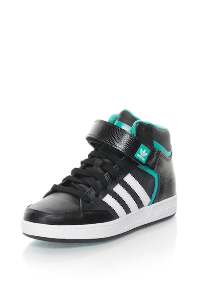 adidas Performance adidas, Pantofi sport mid-high Varial, Negru/Alb Baieti