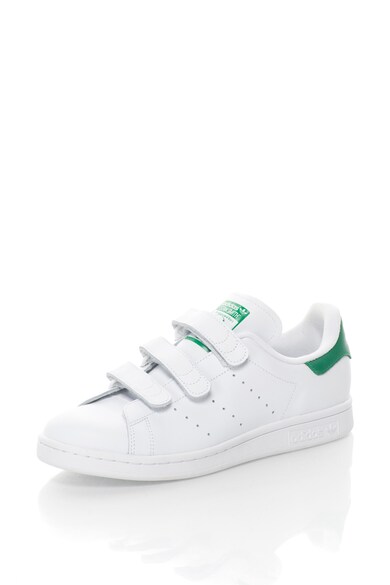 adidas Originals Pantofi sport de piele Stan Smith, Alb Barbati