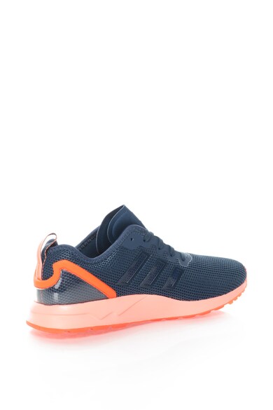 adidas Originals Pantofi sport ZX Flux Racer, Albastru petrol/Oranj Baieti