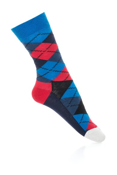 Happy Socks Sosete lungi unisex cu imprimeu geometric Barbati