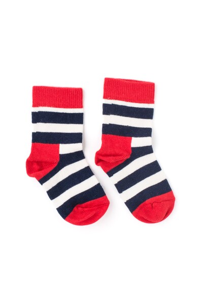 Happy Socks Set de sosete cu dungi si buline - 2 perechi Baieti