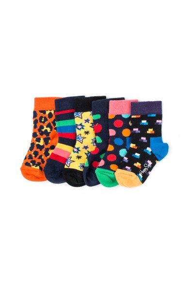 Happy Socks Set cadou de sosete -  6 perechi Baieti