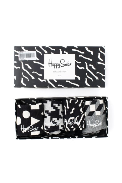 Happy Socks Set cadou de sosete, unisex - 4 perechi Femei