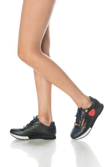 Love Moschino Pantofi sport cu fermoar decorativ Femei