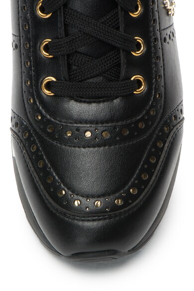 Love Moschino Спортни обувки от изкуствена кожа със златисти капси Жени