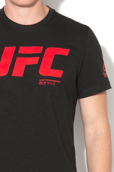 Reebok Sport Tricou cu imprimeu cauciucat UFC Barbati