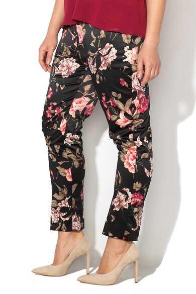 PERSONA BY MARINA RINALDI Pantaloni crop cu imprimeu floral Ribes Femei