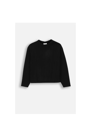 Hanorac antrenament - negru - poliester - pentru fete