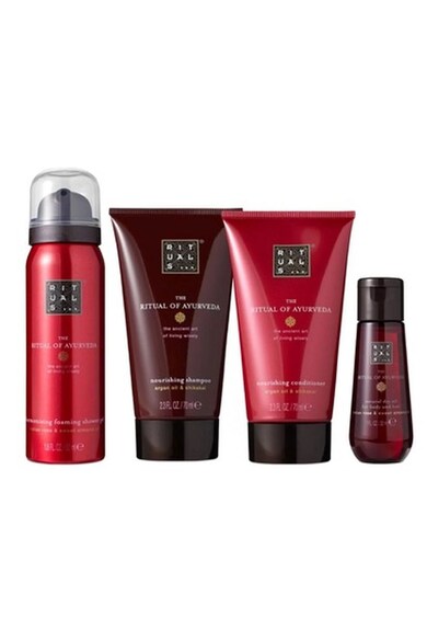 Set The Ritual of Ayurveda, Sampon 70 ml, Gel de dus 50 ml, Balsam 70 ...